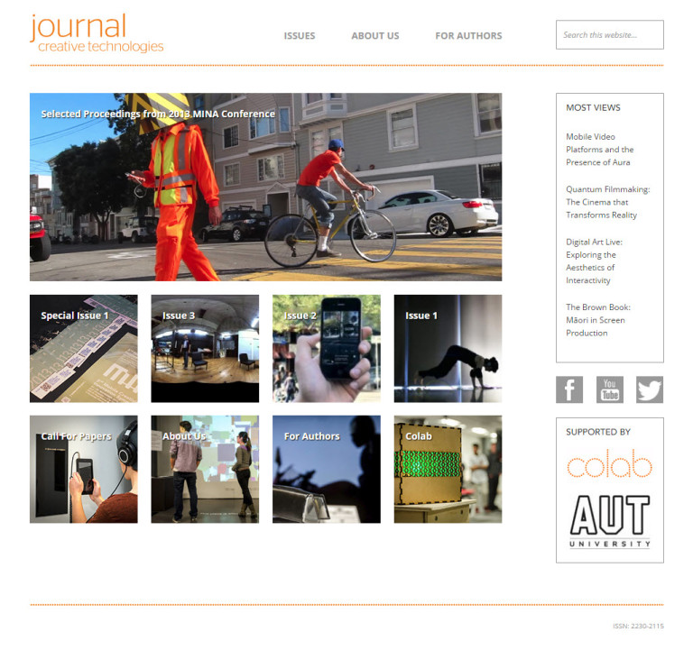 Journal of Creative Technologies